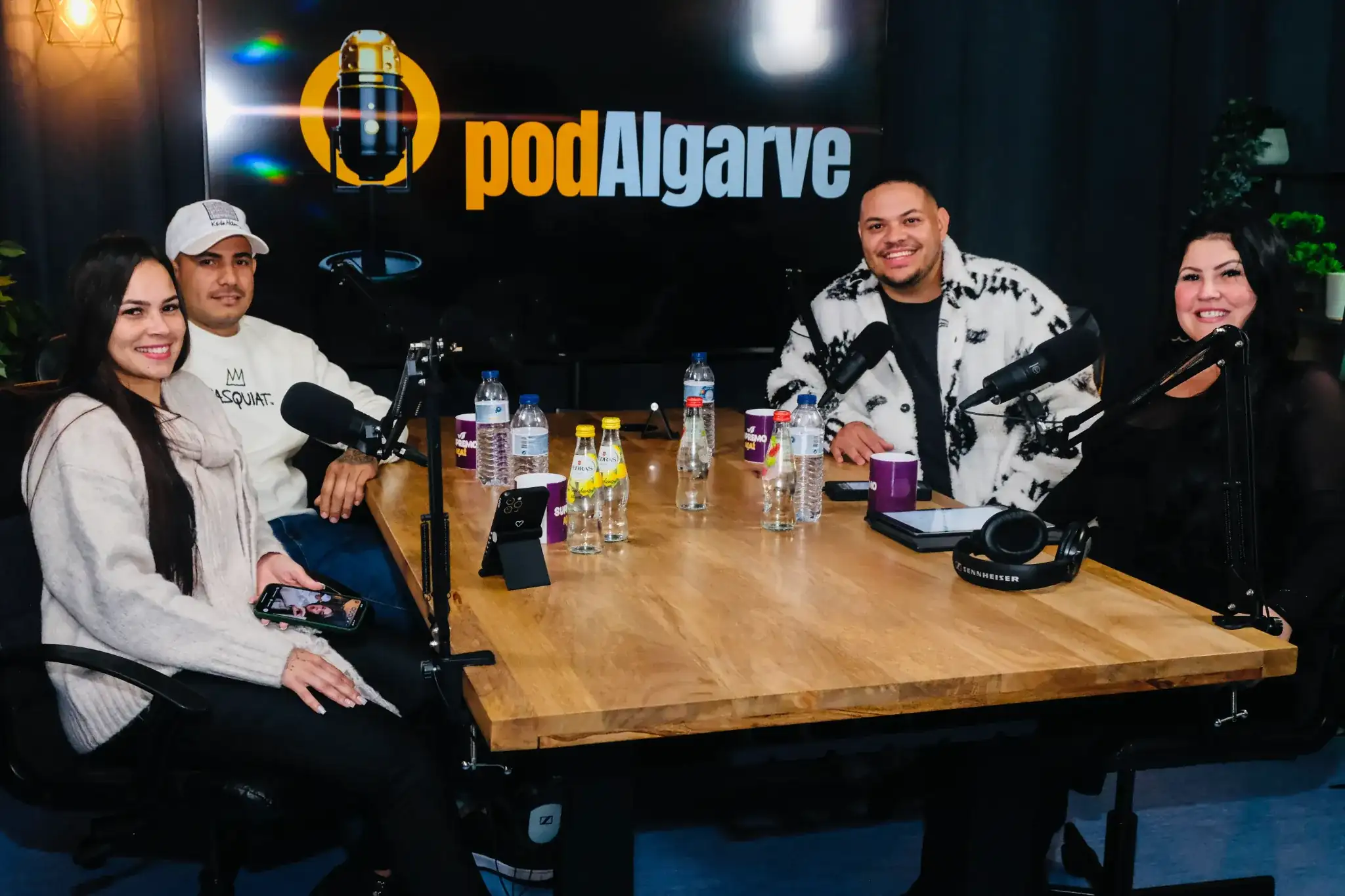 Produção de podcast